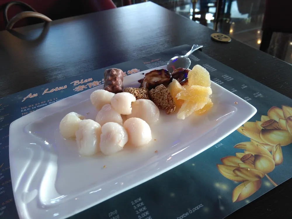 Dessert À Base de Litchis Et Ses Douceurs